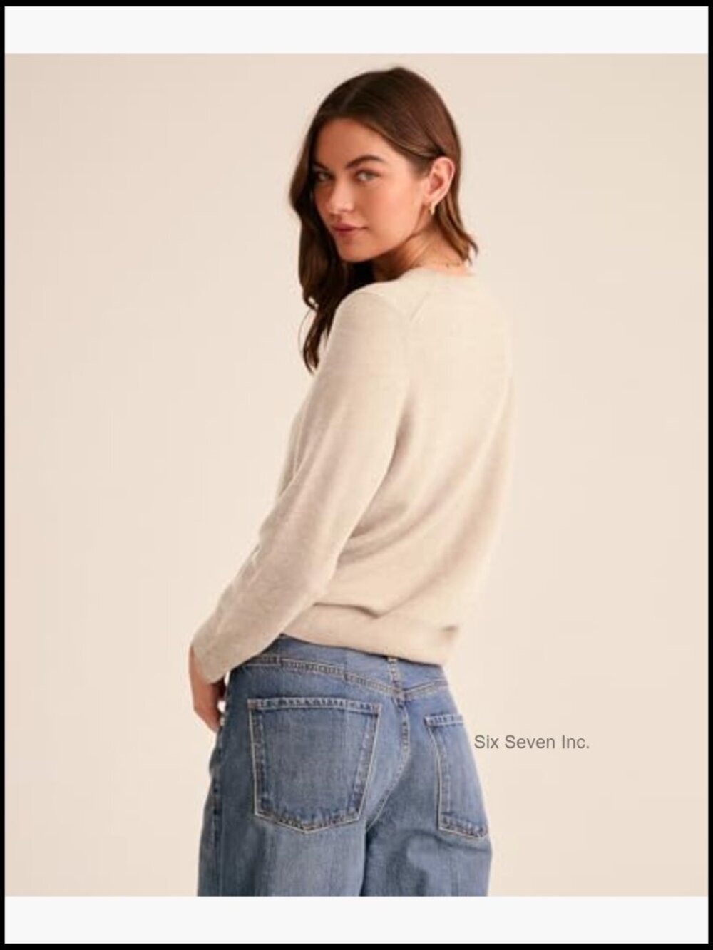 100% Pure Cashmere Crewneck Pullover Sweater - Picture 3 of 5